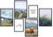 Premium Poster Set | Deko Bilder Wohnzimmer Modern | Schlafzimmer Bild für die Wand | (Highland, A4 | A5)