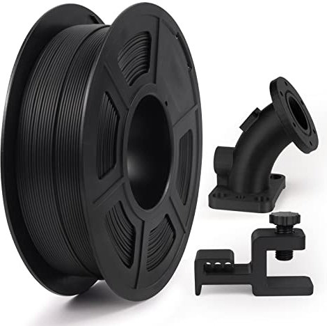 3D PLA Carbon Fiber Printer Filament, 1.75mm +/- 0.02mm Dimensional Accuracy 3D Printer Filament, 1KG Spool Filament for Most 3D Printers