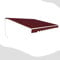 GOPLUS Toldo Retráctil Exterior, Toldos Exterior Terraza con Manivela Manual y Ángulo Ajustable 5-35°, Protección UV, Toldo Impermeable para Balcón Terraza Ventana (Rojo, 3x2,5 M)