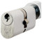 70mm Double OVAL Cylinder & Thumbturn Lock -Keyed to Differ 5 Pin- Satin Chrome | Locking Key Barrel - External Door Security - Standard Cylinder - Keyed Alike, Keyed to Differ or Master Key Options