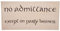 Weta Workshop The Hobbit Replik No Admittance Sign