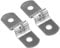 WELLOCKS Rohrschelle 32 Stück M5 U-Bügel Rohrband 304 Edelstahl Heavy Duty Rigid Pipe Strap 2 Löcher Kabelschelle Hanger für Rohr Rohrbefestigung (D129M5)