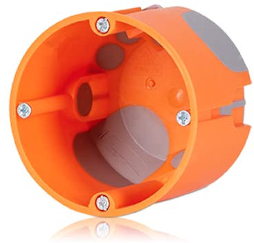 Hohlwanddosen HW Gerätedosen tief flach extraflach normal und winddicht (HW Gerätedose winddicht Tiefe 61mm, 10)