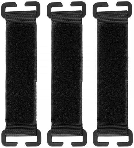 BigCheer Taktische Klett-Patches Board,3 Stück Molle Patches Anzeigetafel, Taktische Molle-Haken und Schlaufe, Molle-Panel für Abzeichen und Abzeichen