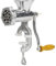 Picadora de carne manual de aluminio – Discos perforados, accesorio de llenado de embutidos, soporte – para hacer salchichas en la cocina