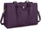 IGOLUMON Sac Cabas Femmes Sac à Main Grande Capacité Sac Ordinateur Femmes 15.6 Pouces Imperméable Sac a Main Femmes PU Cuir Sac de Cours Lycee Bandoulieres Epaule pour Affaires Travail Yiolet Foncé