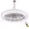 XINXI Ventilateur Plafond Led,Ventilateur Plafond Lumiere,Ventilateur De Plafond Telecommande,Ampoule Ventilateur Plafond,Ventilateur Chambre À Coucher,Lumière De Ventilateur De Plafond