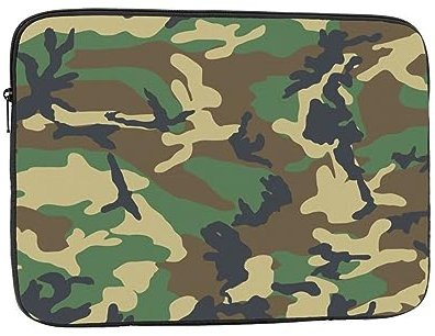 33 cm (13 Zoll) Laptoptasche, Klassische Schwarze Camouflage-Laptoptasche für 13 Zoll Laptops und Tablets