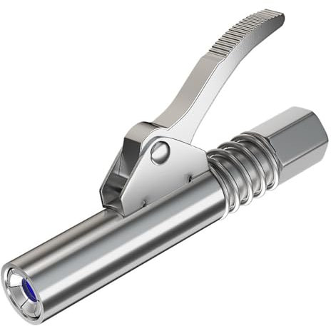 G Grasso Pistola Accoppiatore,Autobloccante Ingrassatore Testina, Pompa Pistola Grasso Manuale, Accoppiatore di Pistola per Grasso ad Alta Pressione per Tutti Pressa per Grasso, Singola Maniglia