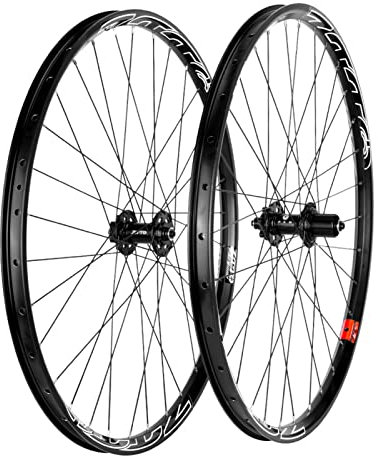 Laufradsatz,KOCAN MTB Laufradsatz 26/27,5/29 Zoll Mounta Breitfelge Laufradsatz Vorder- und Hinterräder mit Nabe 6 Sperrklinken