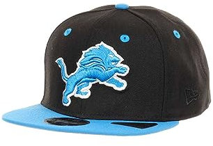New era Detroit Lions NFL 9Fifty of Black Blue Snapback Cap - One-Size