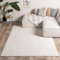 FRAAI | Home & Living Japandi Teppich - Yori Arches Creme - Kurzflor - Modern, Skandinavisch - Wohnzimmer, Esszimmer, Kinderzimmer, Schlafzimmer - Carpet