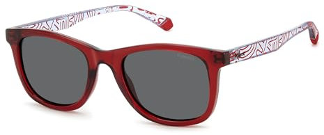 POLAROID KIDS PLD 8060/S Gafas de Sol, Red, 46 NIÑO