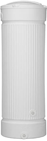 FLORANTIA Regentonne Säule White Water 500 Liter weiß