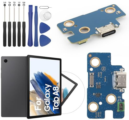 RongZy Ladebuchse Kompatibel mit Samsung Galaxy Tab A8 10.5 SM-X200 USB Dock Connector für Samsung Galaxy Tab A8 10.5 SM-X200 Flexkabel Ladeport Ladebuchse Ersatz