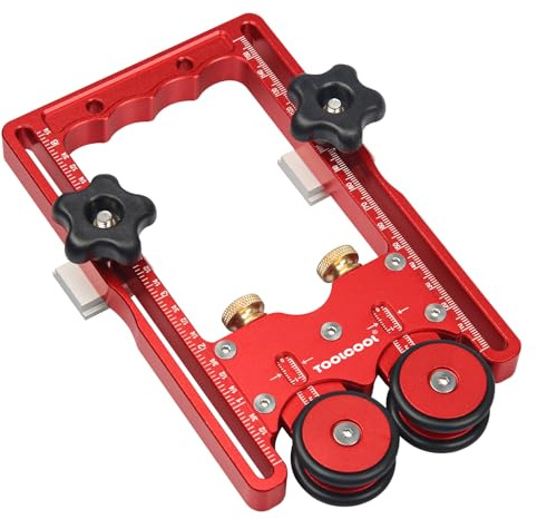 TOOLCOOL One Way Bearing Roller Featherboards Feather Boards for Table Saw Router Tables Band Saws Jig Guide Table Saw Accessories