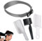 4 Stück Haarschneide Hilfe, Haarschneidekamm Barber Kamm, Verstellbare Haarschneide Schablone, Gebogenes Silikon Haarschnittband Geeignet für Haare Männer Schneiden