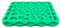 Porte Savon – Vert - Écologique en PLA Biosourcé – Fabrication Française - Grille Amovible pour Nettoyage Facile - Idéal pour Douche et Salle de Bain
