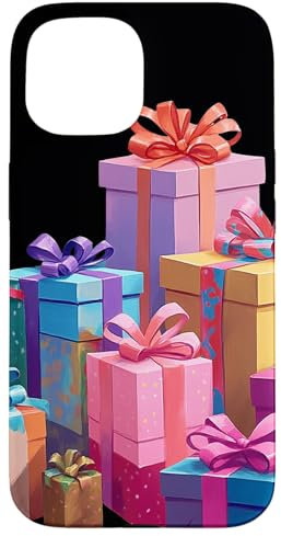 iPhone 15 Colorful Gift Boxes For Celebrations Case