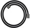 hansgrohe AXOR ShowerSolutions flexible de douche textile, 1600mm, écrou cylindrique des deux côtés, 28261, Couleur: Chrome noir poli