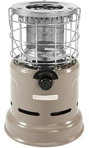 Kerosin Heizung für Indoor und Camping - Hält 18 Stunden, 8900 BTU/H, Inklusive Wasserkocher - Paraffinheizung für Zuhause, Zelt, Angeln