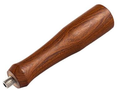 tintoke M10Siebträger Griff,Holzgriff für Siebträger Portafilter Handle,Siebträger Griff Holz Ersatz Espressomaschine,M10Griff für Kaffee-Siebträger,für Zuhause,Cafés usw (Original Holzfarbe)