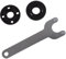 5 5/8-11 Grinder Flange Angle Wrench Spanner Metal Lock Nut,Angle Grinder Spanner Angle Grinder Attachments Compatible with Makita Dewalt Bosch Milwaukee 193465-4 224568-4 224399-1
