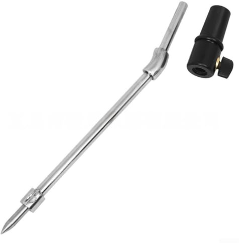 Posheliox Verstellbare Kontrabass-Fußstütze mit Anti-Rutsch-Design, Edelstahl-Endstift-Unterstützung für Instrumente der Größe 3/4 und 4/4, verbessert Stabilität und Komfort für Musiker