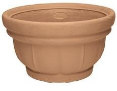 Ciotola lara pottery collection gdm - Resina terracotta cm 35 h.cm 19 6109435