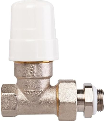 Robinet de radiateur droit à visser F 1/2 Thermostatisable RBM