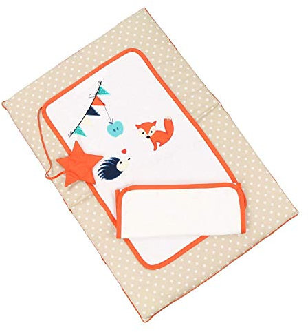 FUCHS & Co.: Wickeltischauflage mit Knister-Stern