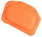 OUNONA Bad Kissen, Badewanne Spa Kissen Badewannenkissen mit Saugn?pfen, rutschfest Unterst¨¹Tzung f¨¹r Kopf, Nacken, R¨¹cken und Schultern mit weich Fasern (orange)