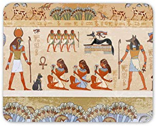 Destination Vinyl Ltd Hieroglyphic Carvings Mouse Mat Pad - Ancient Egypt Pharaoh Computer #14227
