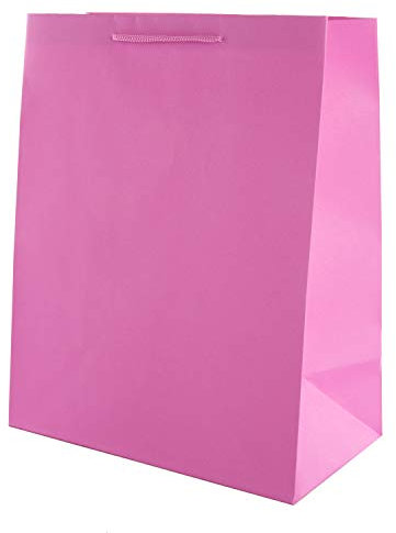 Hallmark Große Geschenktüte für verschiedene Anlässe – einfarbig Hot Pink