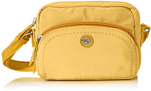 TOM TAILOR Umhängetasche Damen, Gelb, Venezia, 18,5x7x14 cm, TOM TAILOR, Schultertasche, Handtasche