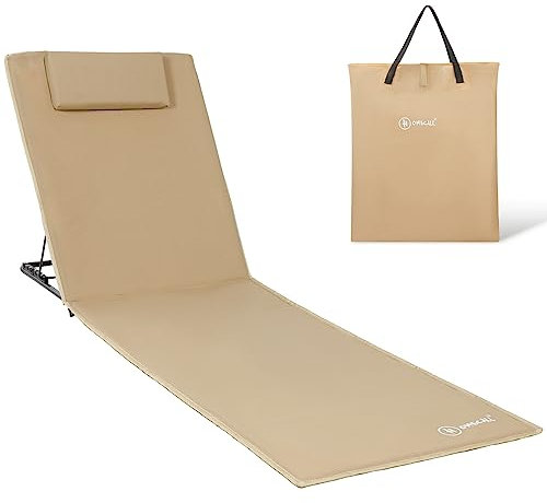 Homecall Telo da spiaggia imbottito ad asciugatura rapida taglia XXL colore sabbia