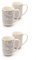 Cha Cult 2 X NEU teemando® Becher „Janosch Keramik mit Relief, 2-fach sortiert 0,5 l = 4 Becher