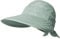 KXF Women's Sun Hat with UV Protection, Foldable Wide Brim Sun Visor with Detachable Top, Topless Sun Hats for Summer Beach Hiking, Adjustable Fit, Greyish-Green