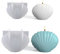 Yayatty 2 Tailles 3D Coquille Moules en Resine, Résine Moules Epoxy Moule Resine Epoxy Coquille pour Aromathérapie, Savon, Décoration de La Maison
