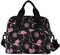 ALAZA Sac à déjeuner isotherme pour femmes, adultes, filles, garçons, flamants roses isothermes avec bretelles et poignée, sac à déjeuner fourre-tout pour l'école et le bureau