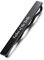 OTXIXTO Personnalisé Noir Pince à Cravate Barre pour Homme Acier Inoxydable Bijoux Affaires Cadeau de Mariage