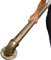 OTOEKO Geländer-Set 100 200 300 400 500 600 cm, Treppengeländer-Handläufe für Treppen im Außenbereich oder Treppenhaus, Geländer, rutschfeste Stützstange, antikes Messing (Size : 1m)