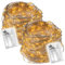Nipach GmbH 2er Set Lichterkette Silberdraht 80 LED warmweiß Batterie Timer Weihnachten Weihnachtsdekoration Weihnachtsbaumkette Partydeko Leucht-Deko