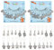 nbeads 24 Stück Schildkröte Maschenmarkierer, Legierung Emaille Häkelstichmarker Charms Tibetischer Stil Ringe Strickhilfe Stich Marker Stricken DIY Geschenk zum Stricken Weben Nähen Schmuck