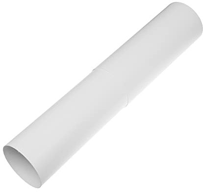 Vent Systems Ø100 mm Rund Teleskopisch Lüftungsrohr 300 bis 500 mm Lang für Rohrverbindung, Abluftkanal oder Zuluftkanal, Heizung order Kühlung Lüftungssystem. 30 cm verlängert sich auf 50 cm.