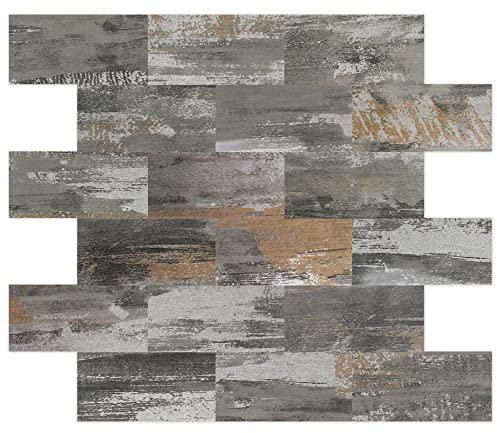 Froadp 10 adesivi a forma di piastrelle autoadesive, per cucina, bagno, camera da letto (tipo A)