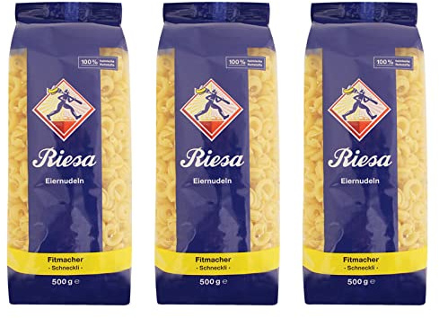 3er Pack Riesa Nudel Fitmacher Schneckli (3 x 500 g)