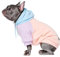 Spark Paws Hunde Kapuzenpullover – Premium-Qualität, butterweich, hervorragender Komfort und Passform, beruhigende Fleece-Innenseite, geeignet für alle Rassen - Cotton Candy - 3XL