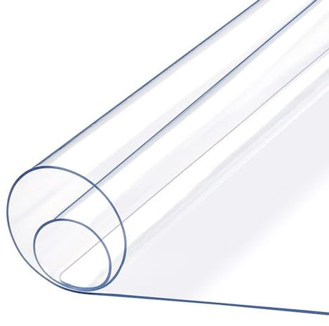 Sous Main Bureau Transparent 30x60 40x90 50x120cm, Tapis de Bureau Transparent Tapis de Protection Bureau Protege Bureau pour Bureau, Ordinateur, Maison, École, 1mm d'épaisseur ( Size : 16x48in/40x120