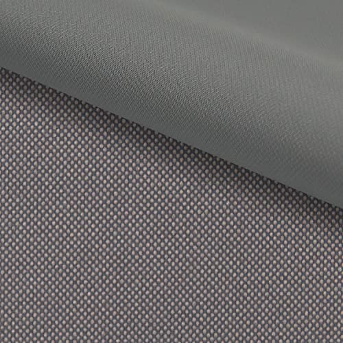 PINaPIN Wasserdichter Polyesterstoff 100% Polyester Stoffe meterware zum nähen Gartenmöbel, Schirme, Vorhänge für Garten KODURA 100x150 cm (Pinapin Grau)